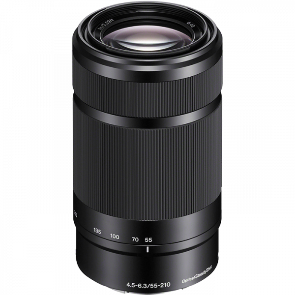 SonyE55210mmf4.56.3OSSLensBlack