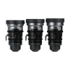 Shotwize Sirui IronStar 3Kit Lenses Block 1000x1000px IronStar Three-lens Kit (35mm, 45mm & 60mm) T1.9 1.5x (PL/EF mount Neutral Flare)
