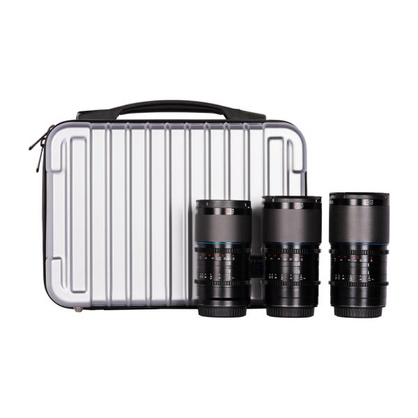 Saturn 1.6x Carbon Lens Set 3x L Mount (35, 50, 75mm, Neutral Flare) 3S-LN